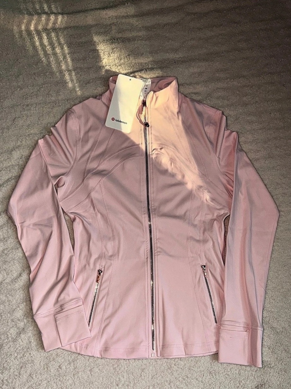 lululemon Define Jacket *Nulu Pink Full-Zip Athletic Jacket